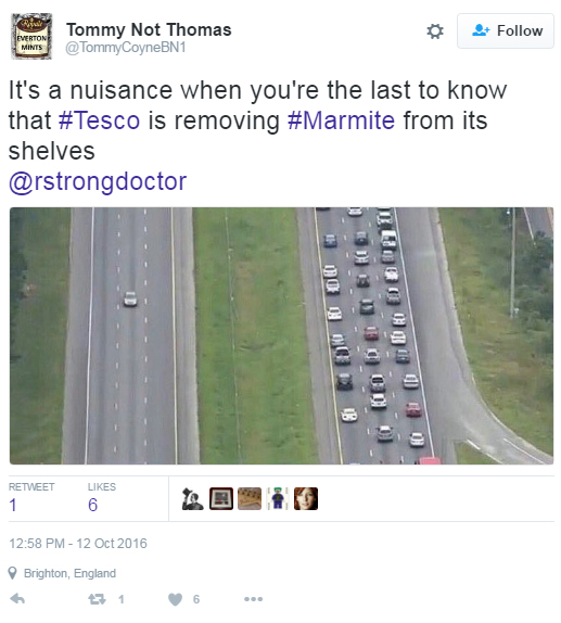 Memes have pointed out many people would be rushing to the store to stock up on the products, which include Marmite and Lynx