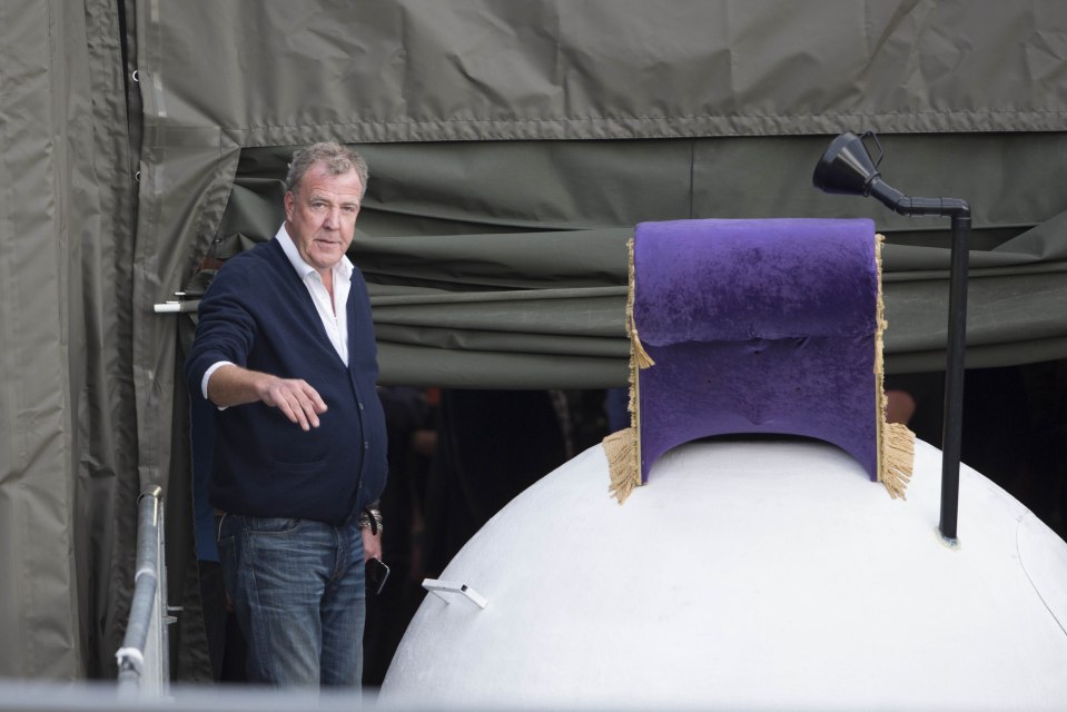 He seemed to be awaiting a regal mode of transport