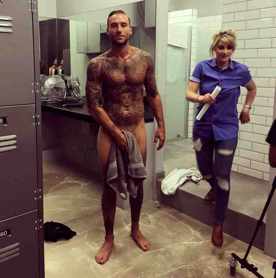 Calum Best stripped off naked as he shot an advert 