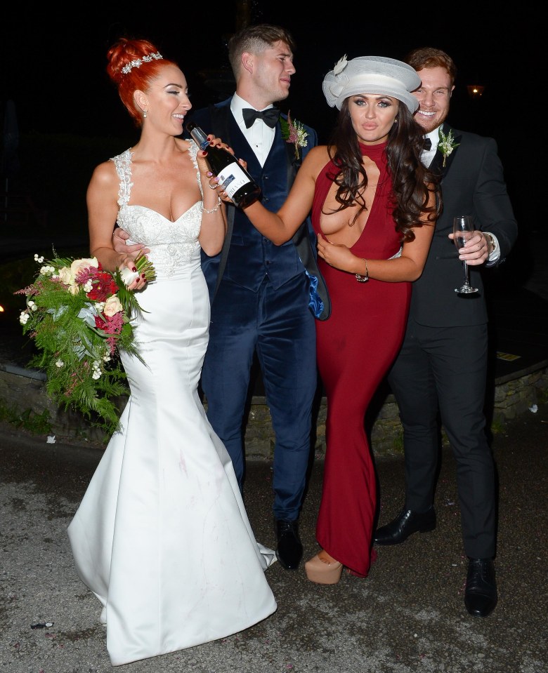 Les Dawson's daughter poured fizz into her mate's mouth
