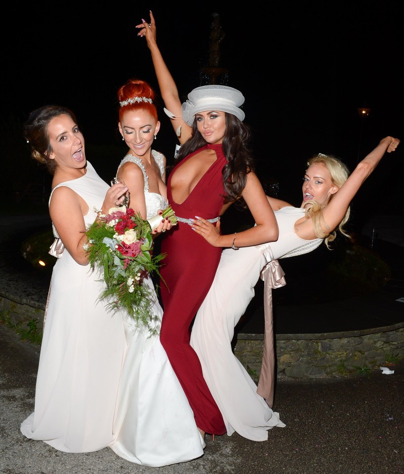 The girls posed for some celebratory pictures