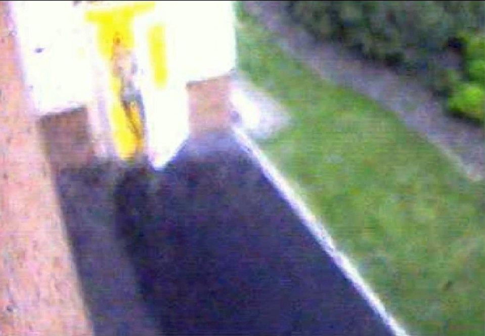 Mr Evans leaving the Premier Inn in North Wales