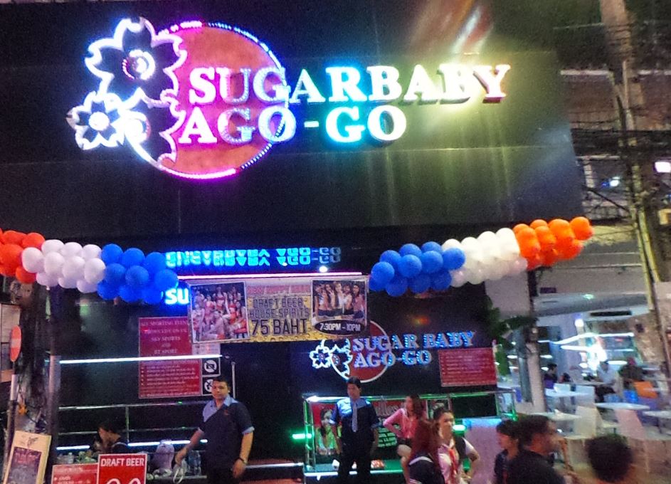 The Sugar Baby Ago-go nightclub in Thailand is just one of the night clubs that has been emptied during the period of mourning