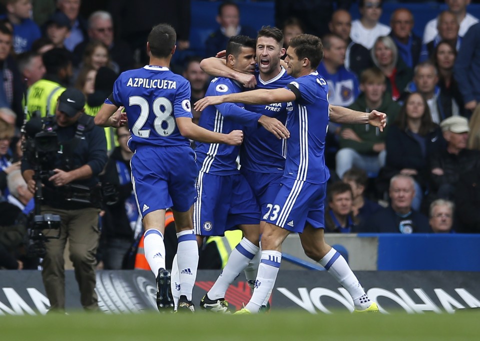 Diego Costa got Chelsea off to the perfect start with his seventh-minute strike