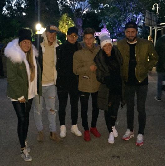 Lillie Lexie is dating Josh McEachran - pictured on the left together at Thorpe Park 