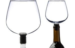 Guzzle Buddy turns every wine bottle into a glass so you can down your drink without judgement
