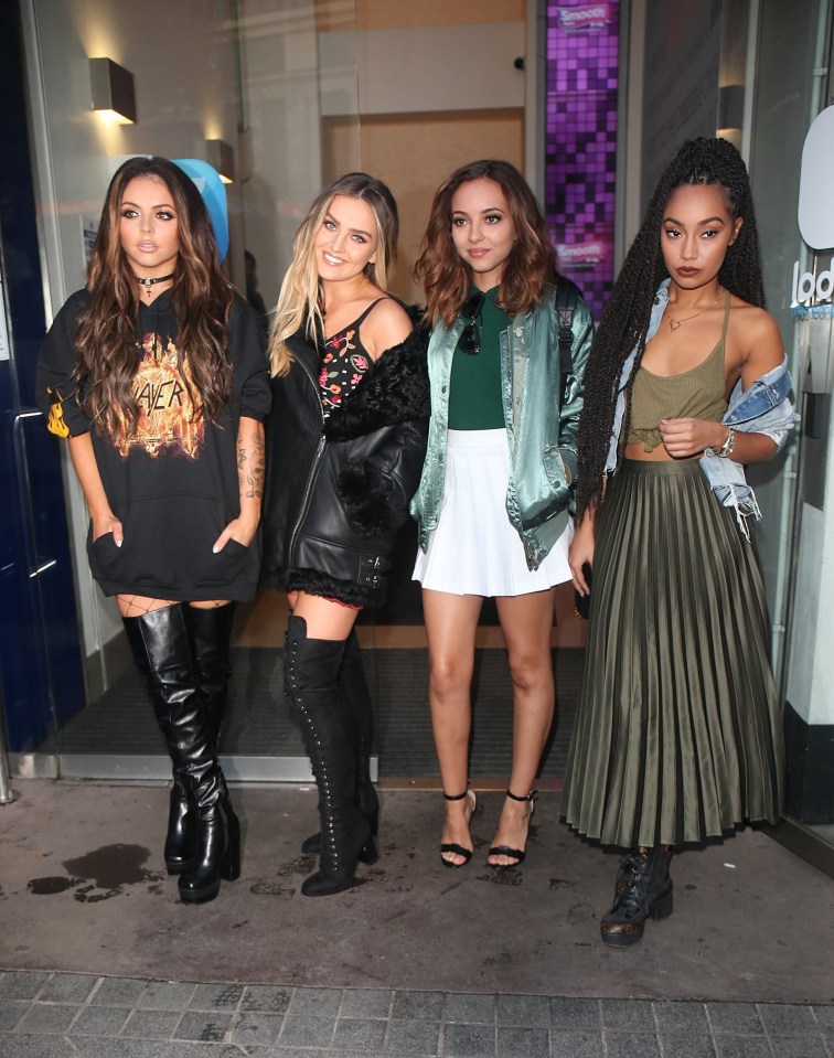 Perrie Edwards and Jade Thirlwall covered up a little more than their bandmates
