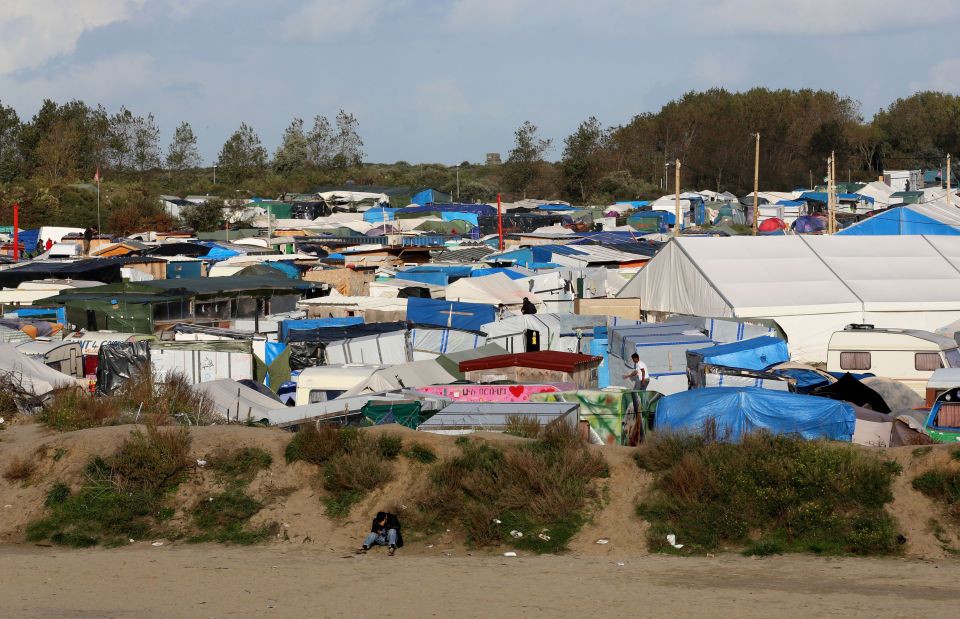 State of disrepair . . . Leftie luvvies sparked complaints over state of the migrant camp
