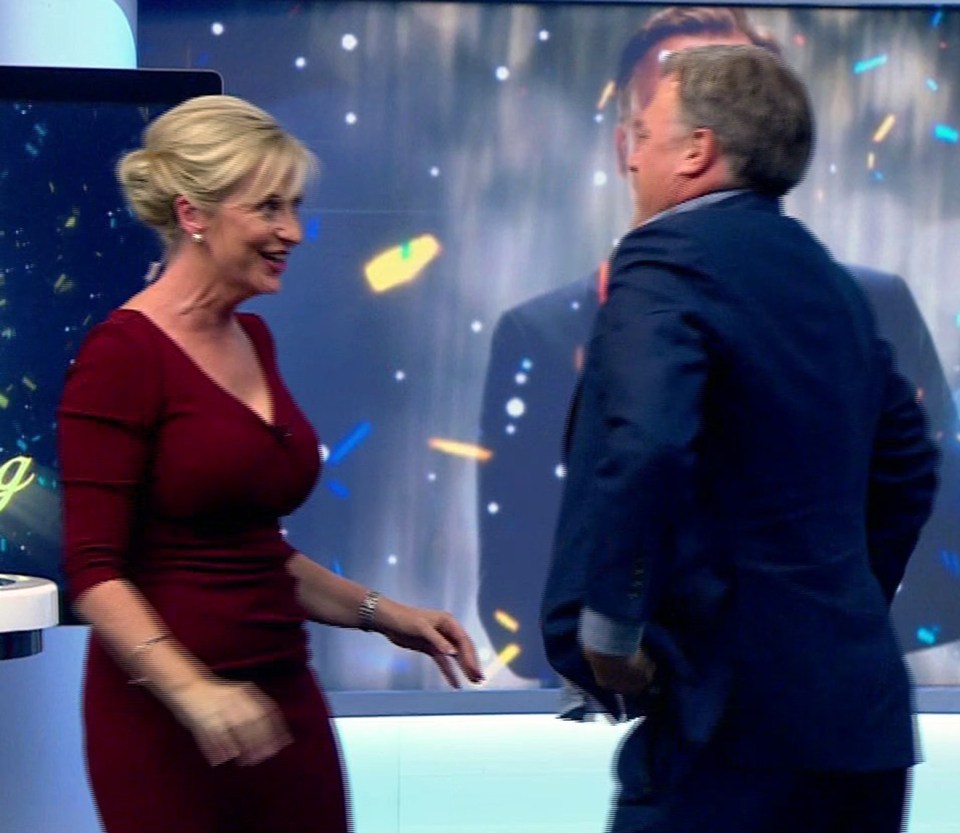 They giggled as they performed the Paso Doble