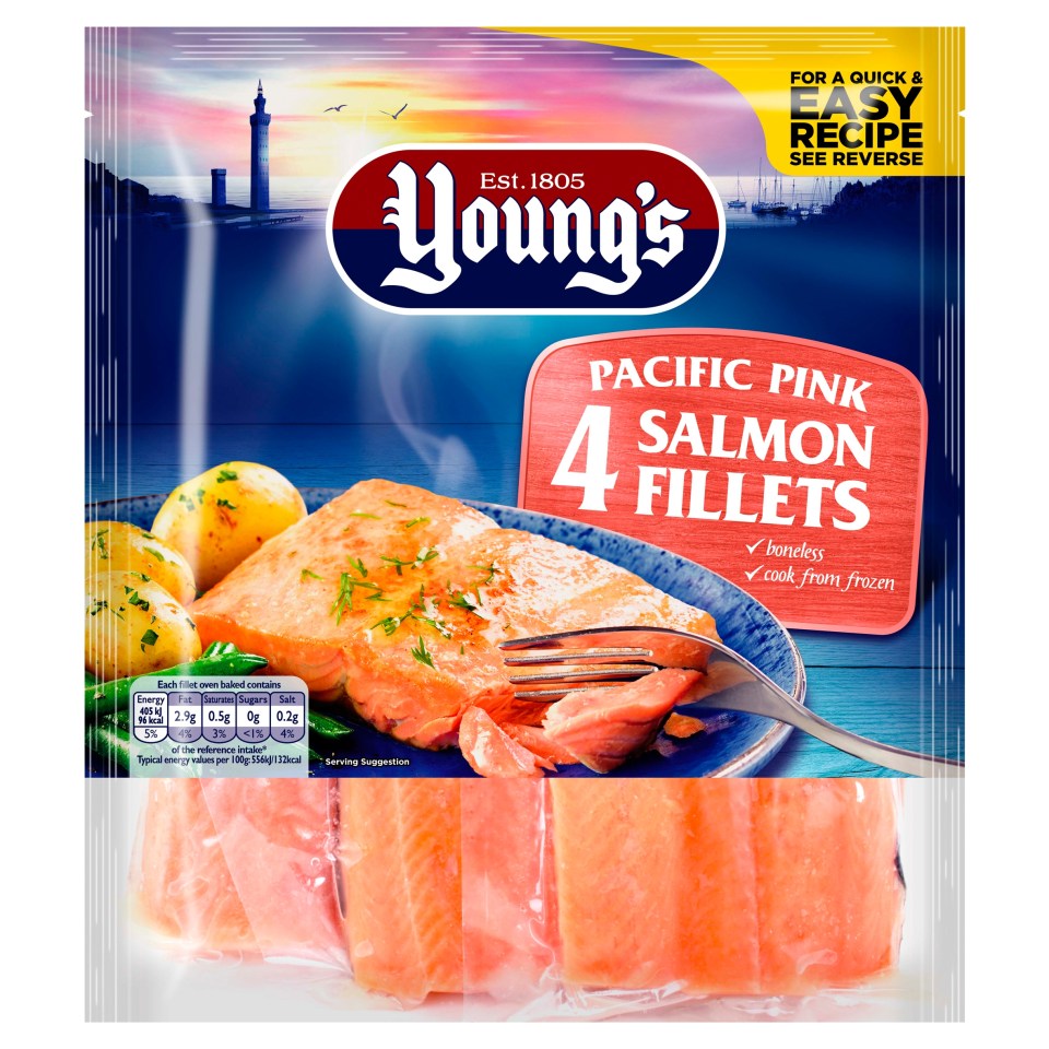 Salmon on offer