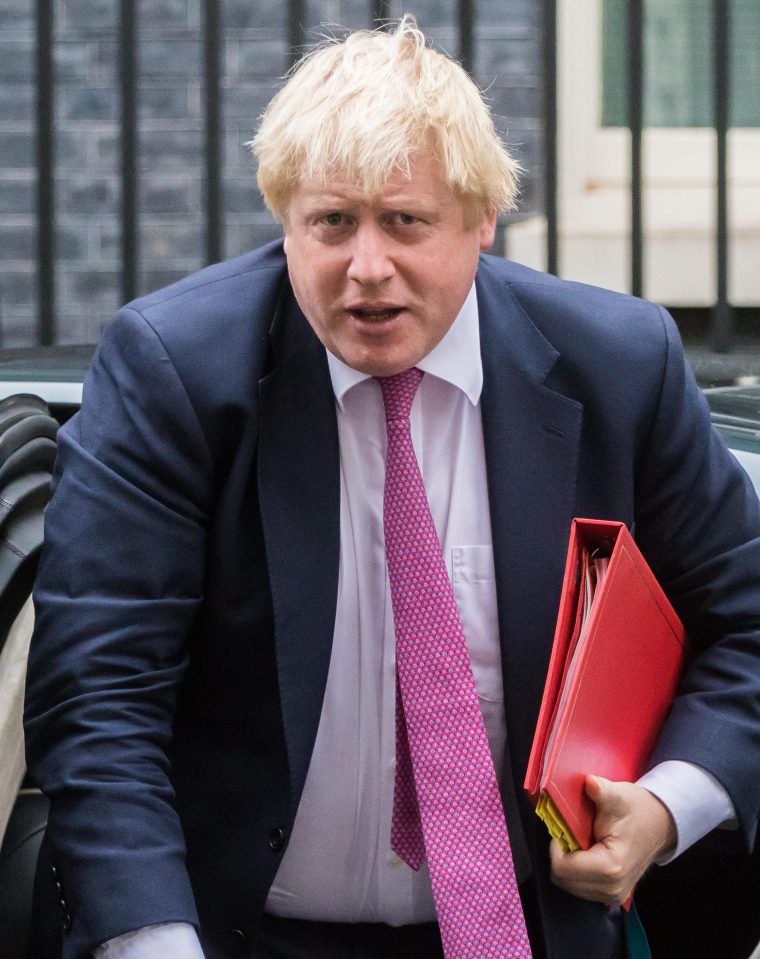 Downing Street, London, October 18th 2016. Foreign and Commonwealth Secretary Boris Johnson arrives at the weekly cabinet meeting at 10 Downing Street in London. ¿ Paul Davey/Alamy Live News