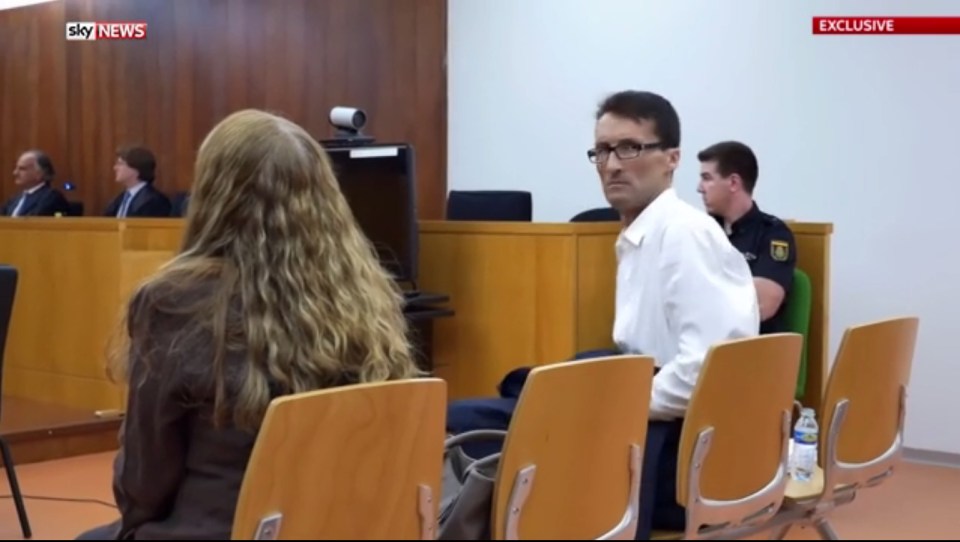 Swindler . . . Acklom in Spanish court last year, where he was jailed over a £200,000 property scam