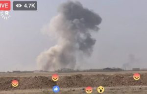 The attack on Mosul was broadcast live on Facebook by a number of news outlets