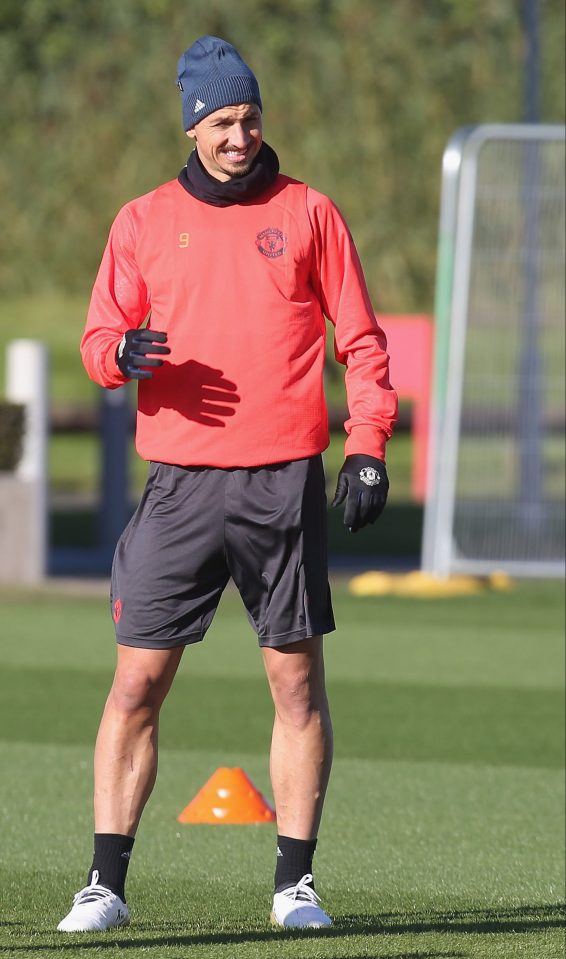 Zlatan Ibrahimovic is out of form, but has been preparing for Uniteds clash with Fenerbahce
