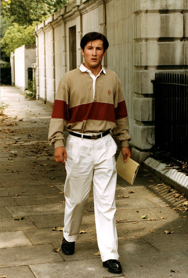 Posing as a fraudster . . . Mark Acklom as Mark Ros Rodriguez