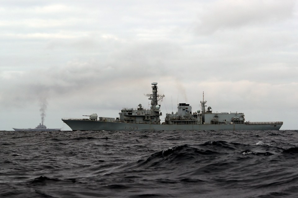 They will follow the fleet all the way down the North Sea, into the English Channel and on to the Straits of Gibraltar