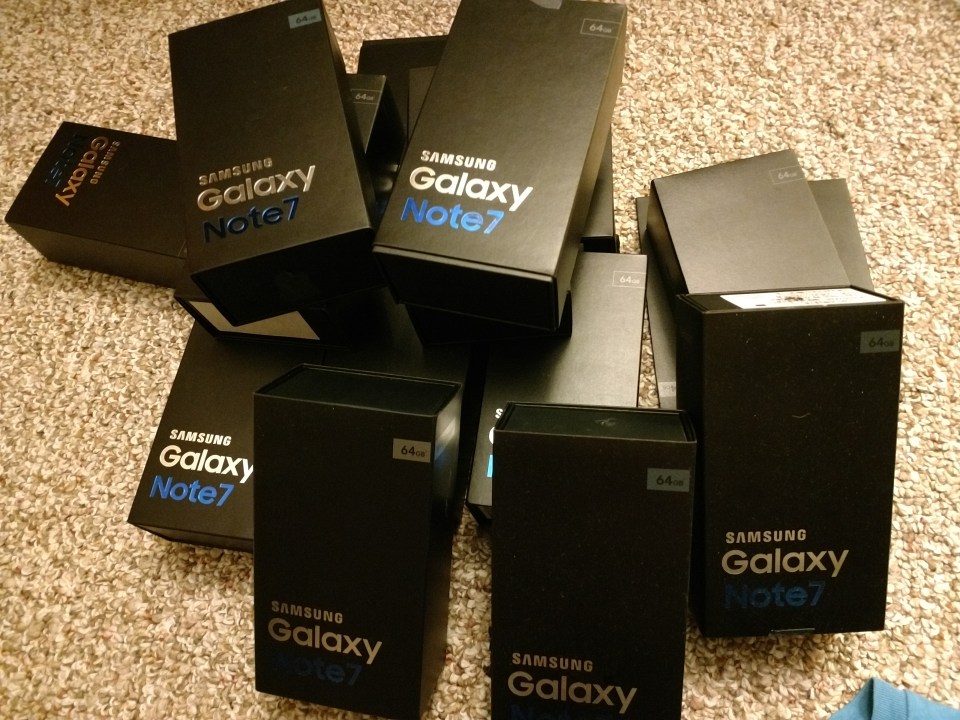 This is the pile of Samsung Galaxy boxes left over after making the costume