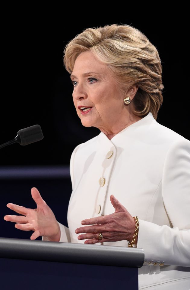 US Democratic presidential candidate Hil