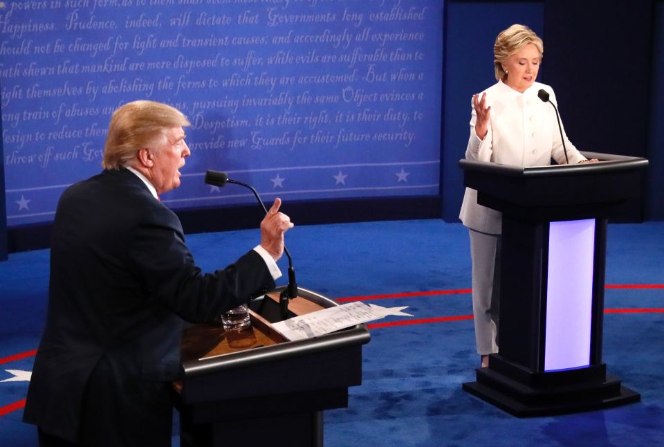 Republican nominee Donald Trump and Demo