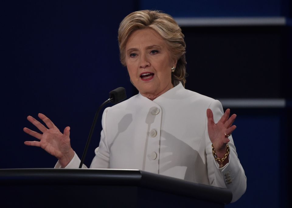 Democratic presidential nominee Hillary