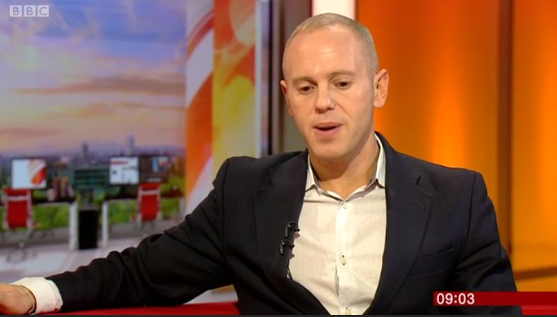 He was chatting to BBC Breakfast host Naga Munchetty