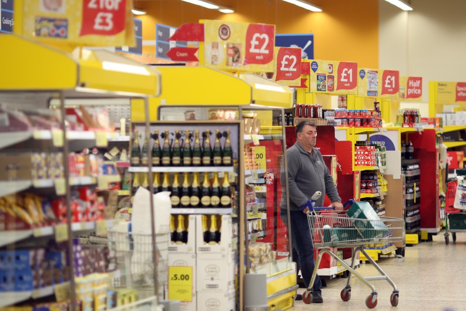 Tesco aisle