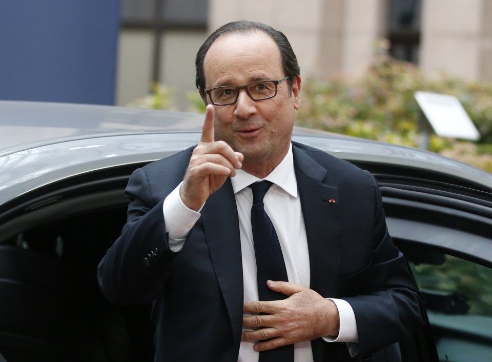 But Francois Hollande warned her if she wanted a "hard Brexit," then negotiations on leaving the bloc will be hard too
