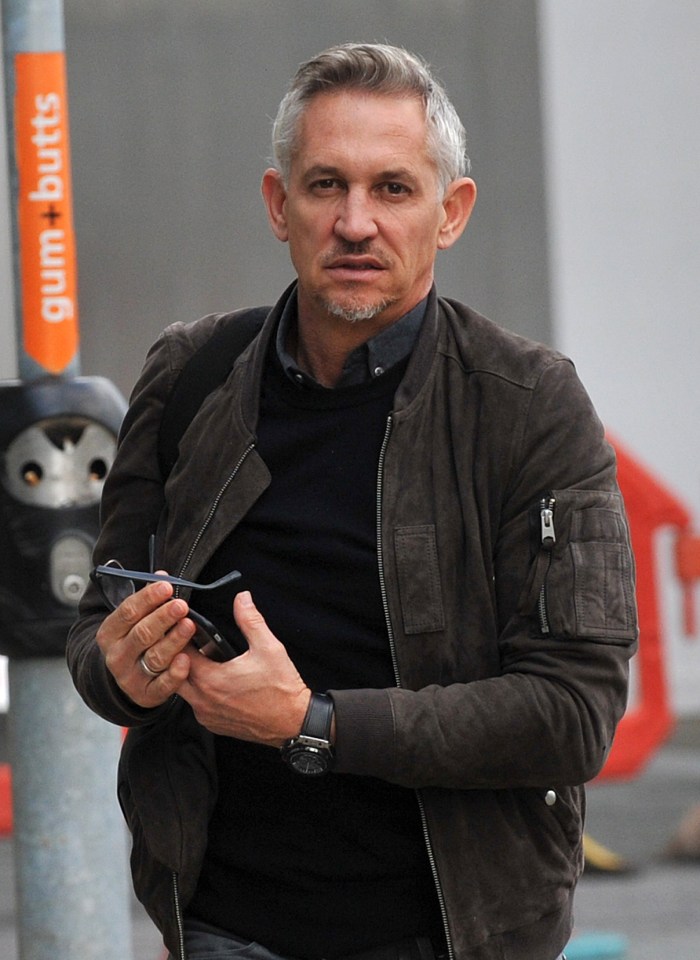 Gary Lineker has been pictured in public for the first time since the Calais Jungle 'racist' storm