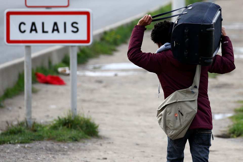 The thousands of residents have been told in a leaflet that they must move to processing centres around France or face arrest