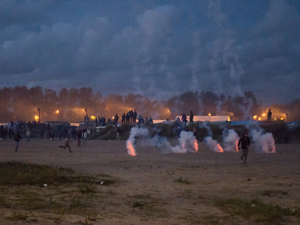 Many of the migrants in the camps have fled conflict in Syria, Afghanistan and East Africa