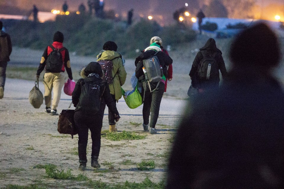 Calais Jungle migrant camp