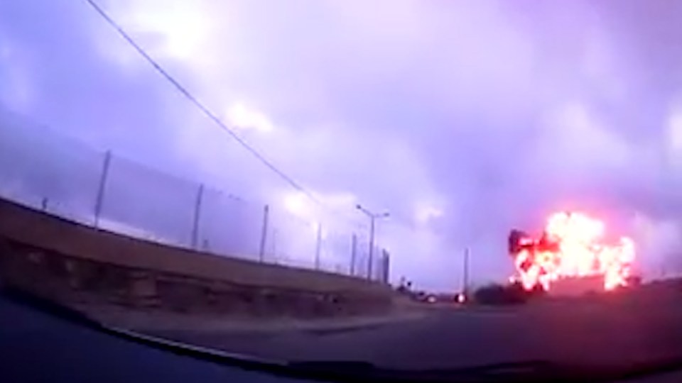 It suddenly erupts into a deadly fireball