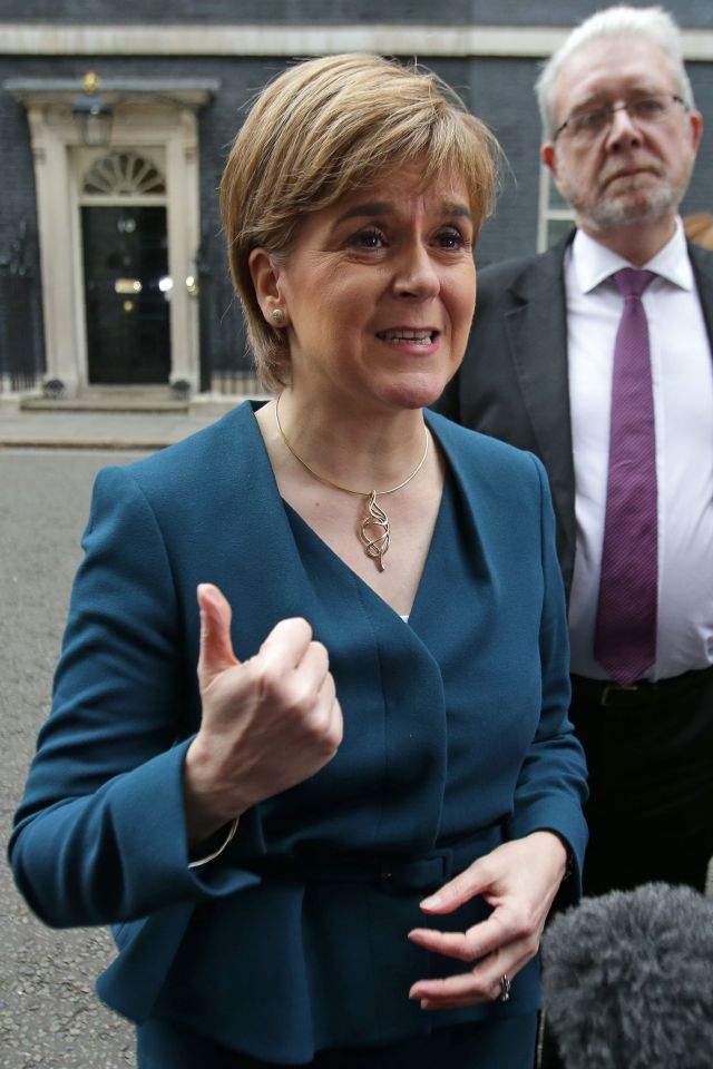 Scottish First Minister Nicola Sturgeon