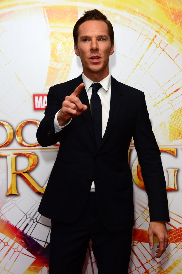 Benedict Cumberbatch attend the Doctor Strange fan event at the Odeon Leicester Square, last night
