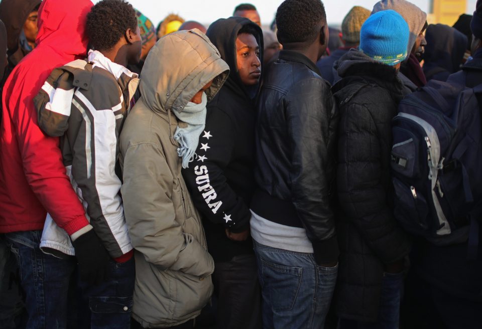 Migrants Leave The Jungle Refugee Camp In Calais