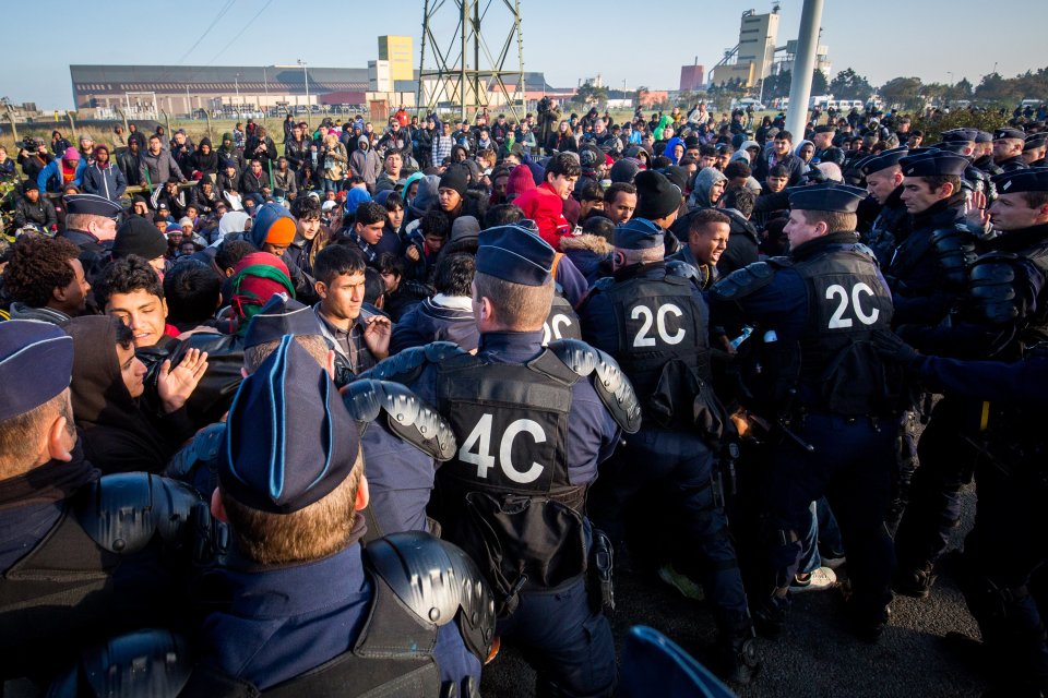 Thousands of migrants from war torn nations like Syria, Somalia and Afghanistan had made the squalid camp their home in a bid to reach the UK