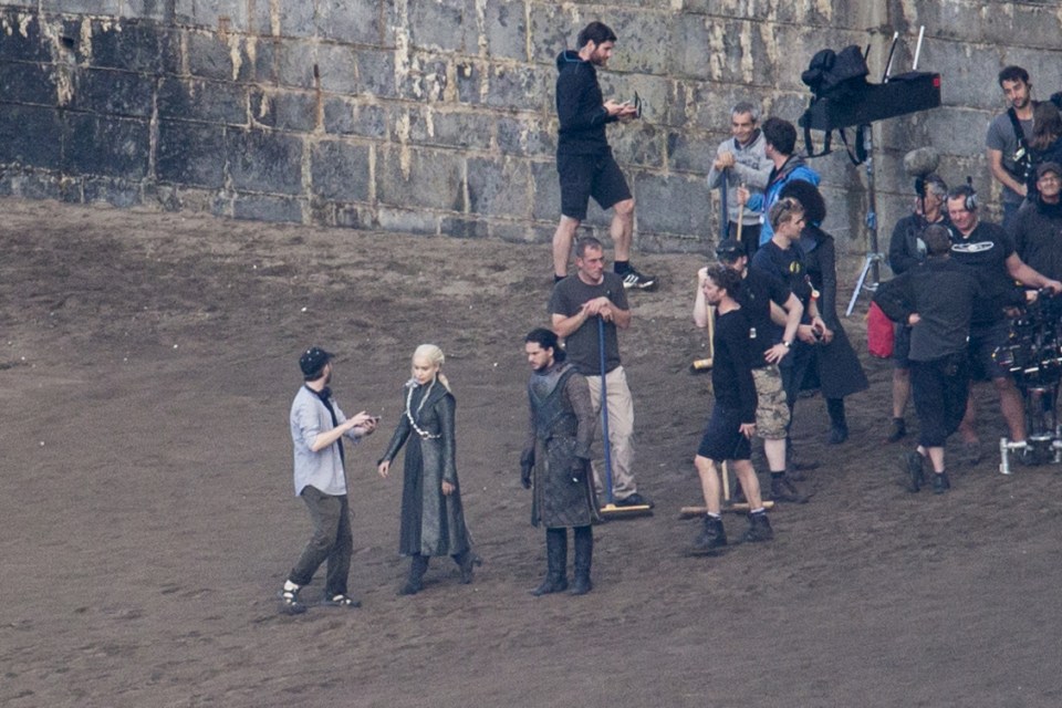 Game of Thrones films in Zumaia, Spain