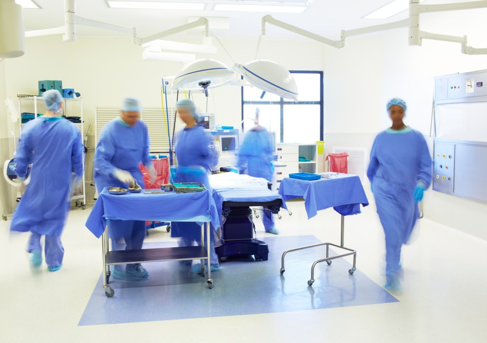 Preparing the operating room