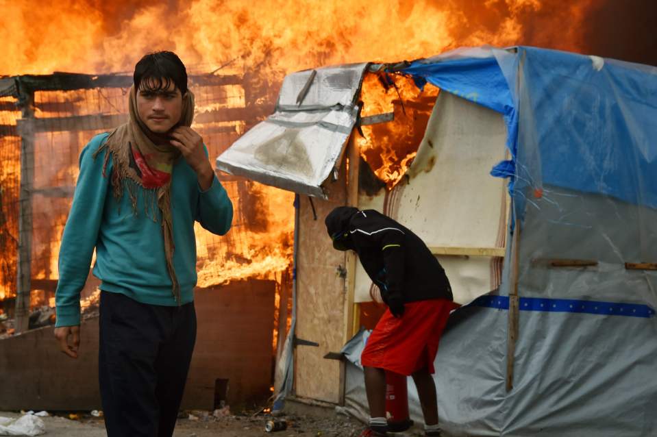 The shanty town near the French port had grown for several years virtually unhindered