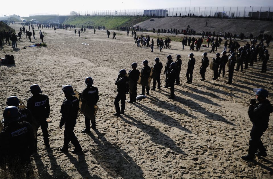 Migrants Leave The Jungle Refugee Camp In Calais