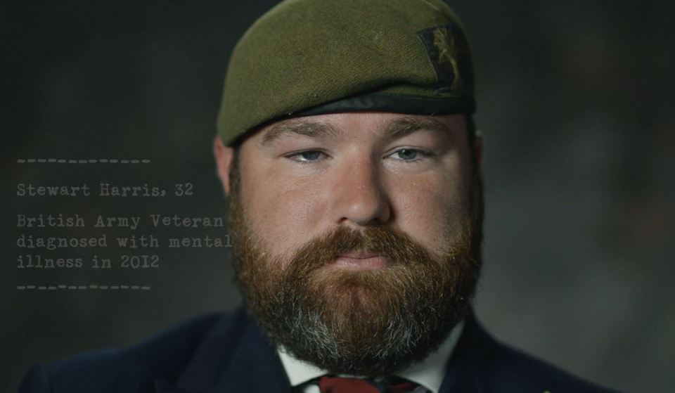 Stewart Harris suffers from mental illness after dealing with the horrors of war