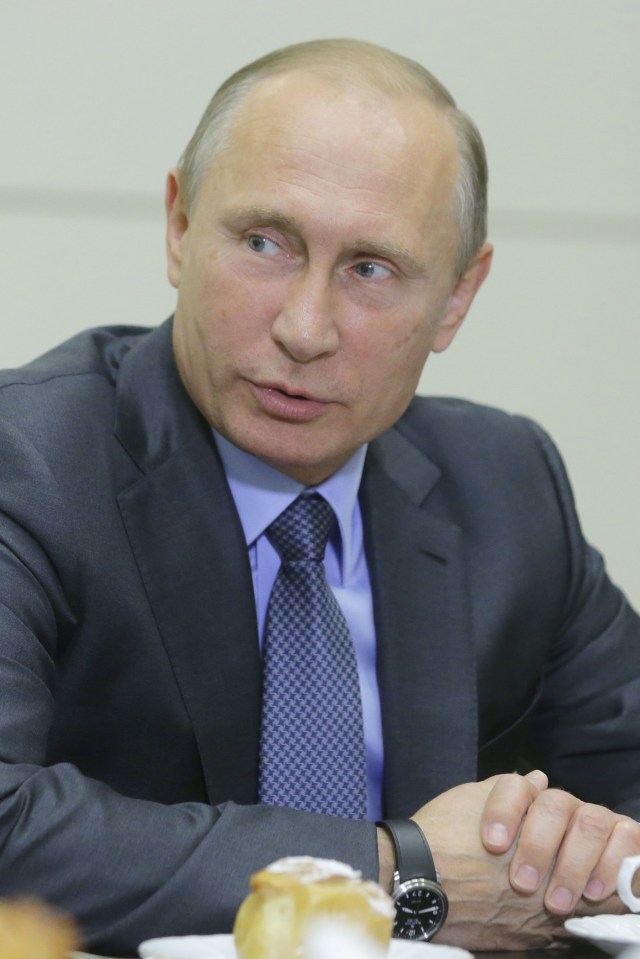 Russia's President Putin meets with Krasnodar Territory rice industry workers in Sochi, Russia