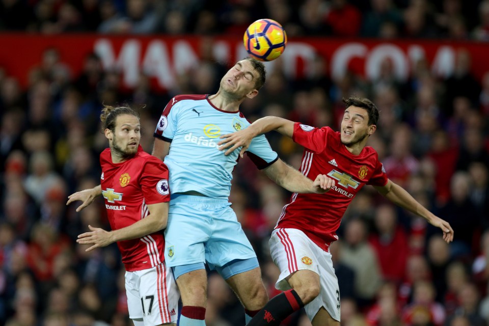 Matteo Darmian (right) is the man likely to deputise for Valencia