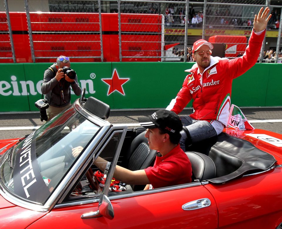 Classic Sebastian Vettel...but that's not how his race turned out