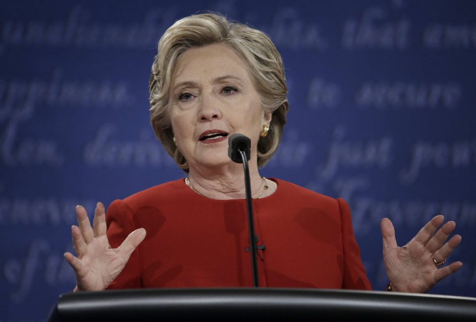 Hillary Clinton is the Democratic choice for the top job 