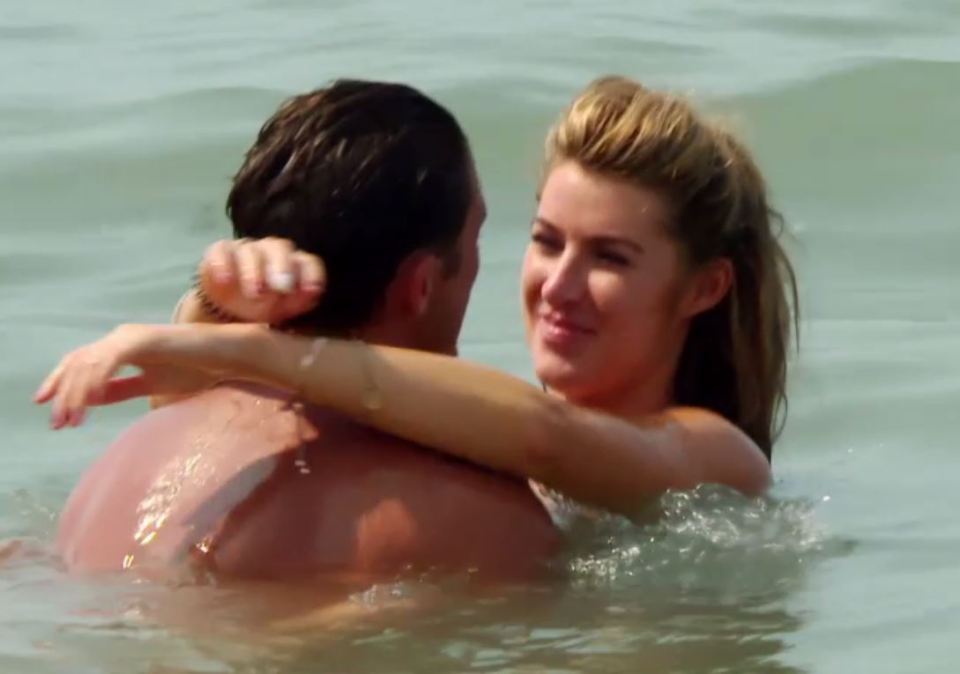 The next day he patches things up with Lillie - leaving Aimee fuming 