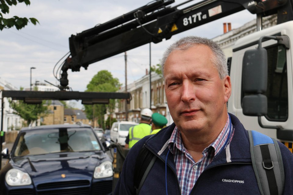 Investigation officer Steve Davidson is on a mission to stop the abuse of disabled badges 
