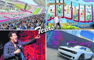 Lionel Richie live in concert followed by Lewis Hamilton at the F1 world championship race at the Circuit Of The Americas