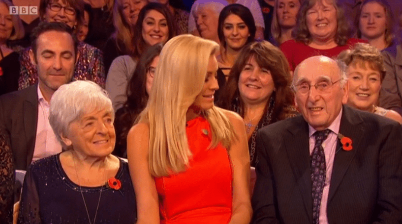 Judge Rinder's grandparents turned up to watch his Foxtrot performance