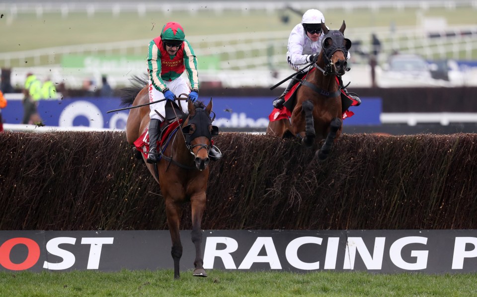 Un Temps Pour Tout (left) was progressive over fences last season